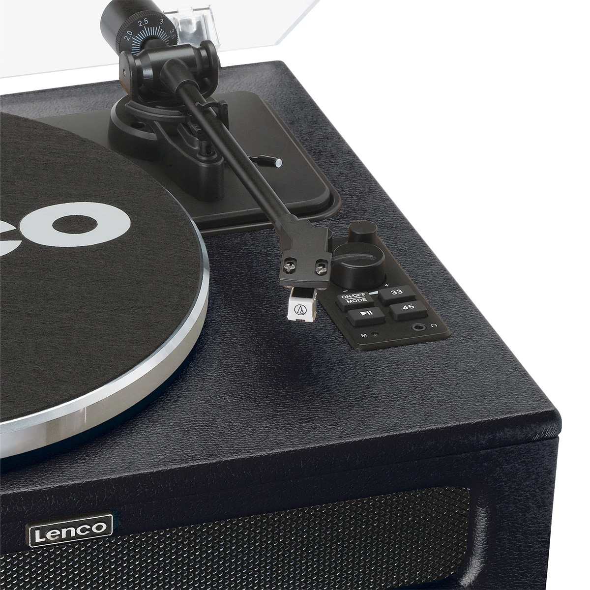 LENCO Lenco LS-430 Black Виниловый проигрыватель с 4 встроенными динамиками, Bluetooth и Tone & Pitch контролем