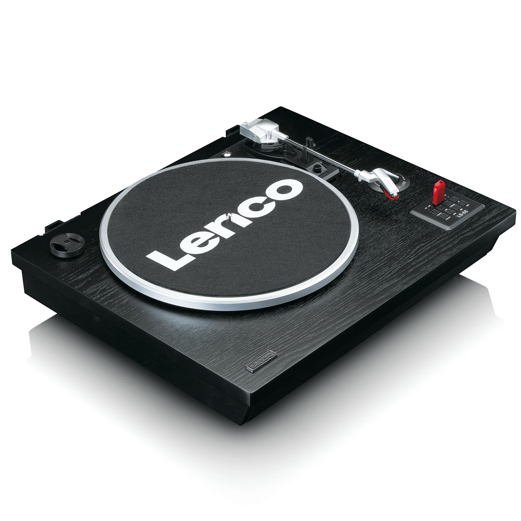 LENCO Виниловый проигрыватель LS-55 Виниловый проигрыватель со встроенными динамиками, USB-плеером с возможностью оцифровки, функцией Bluetooth